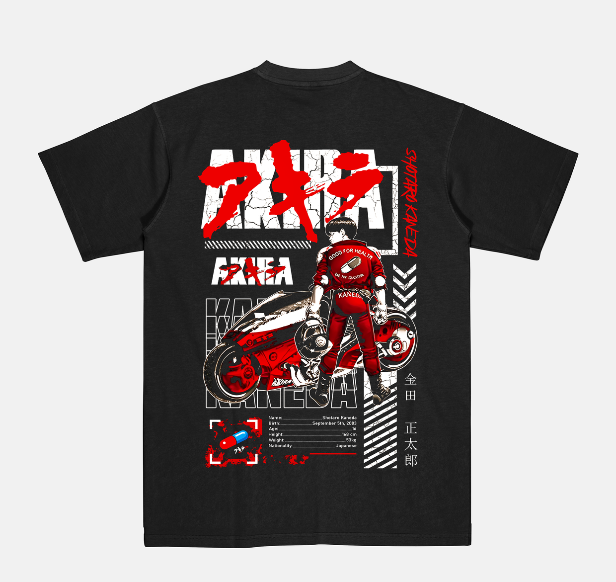 camisa oversized akira neo tokyo