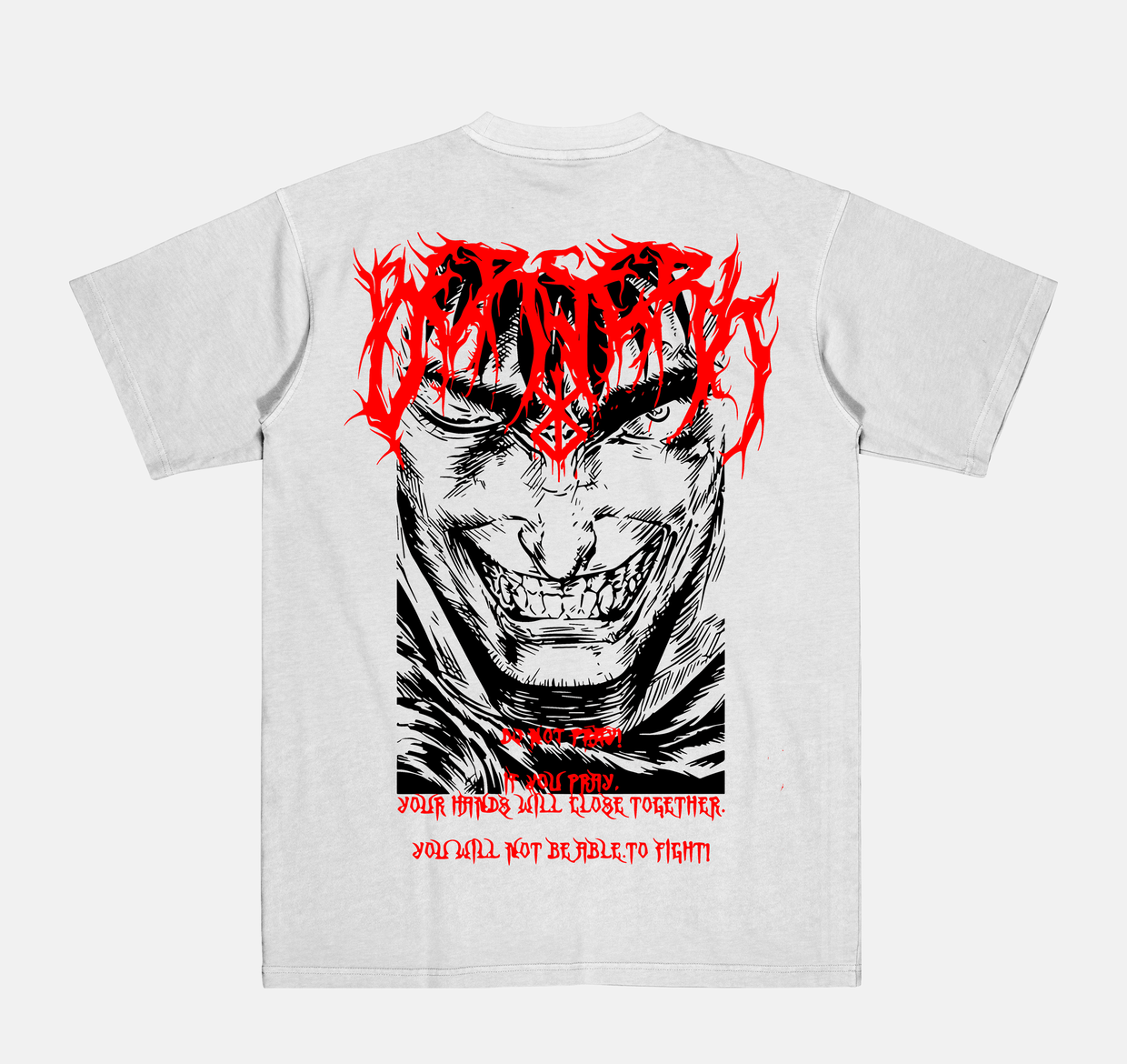 camisa oversized berserk guts