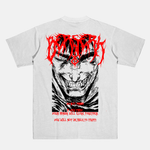 camisa oversized berserk guts